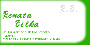 renata bilka business card